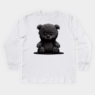 Don't Care Bear Kids Long Sleeve T-Shirt